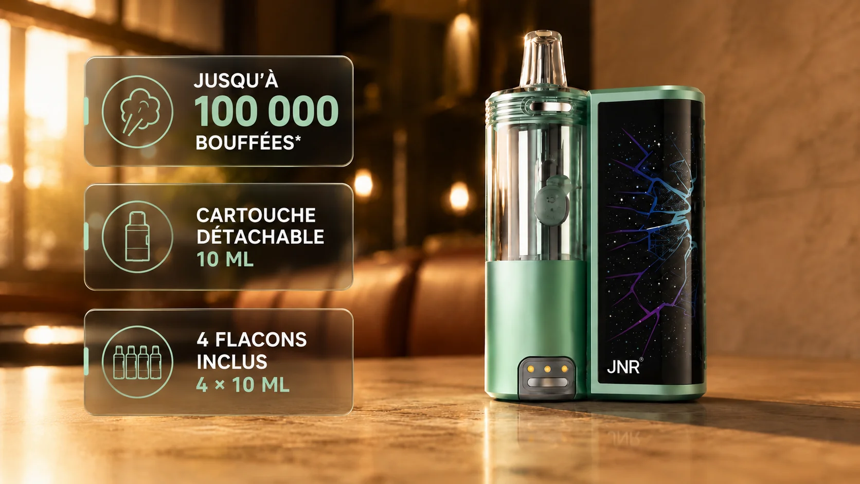 Puff JNR Meteorite 100K, le modèle à plus haute autonomie annoncée