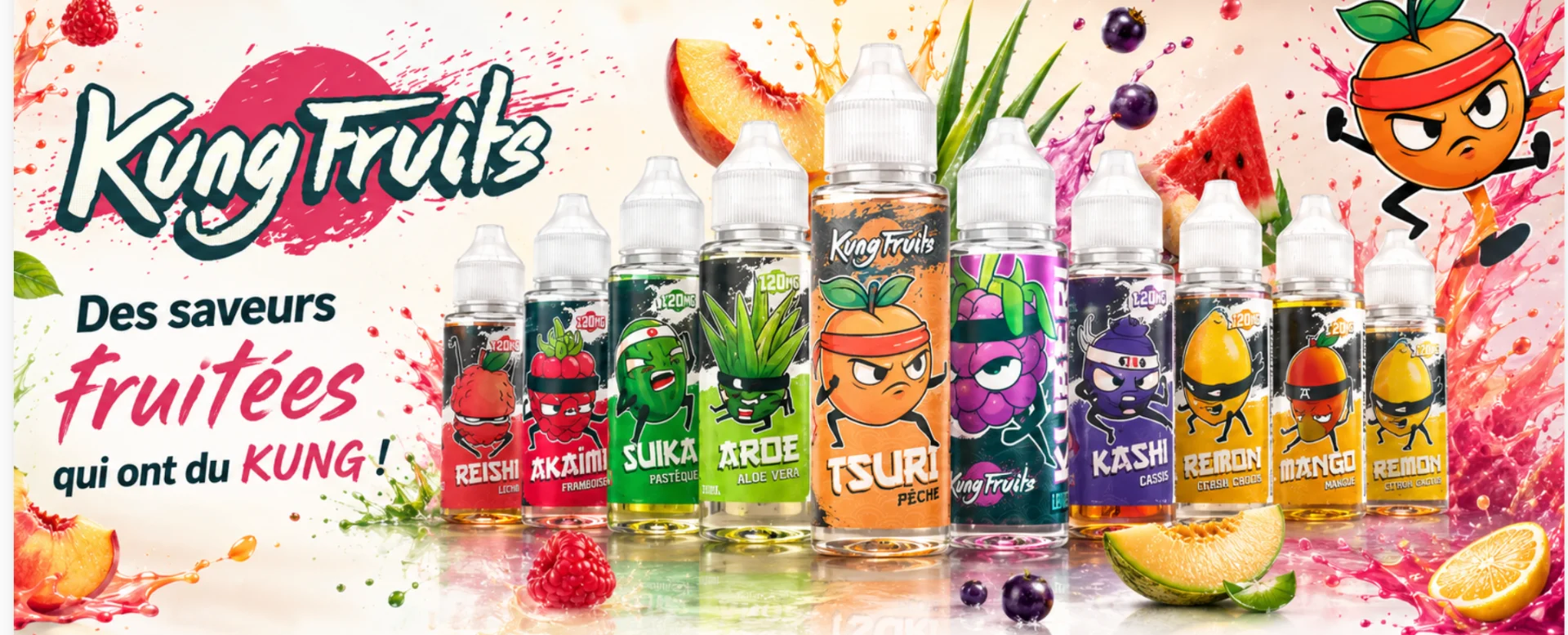 La gamme Kung Fruits
