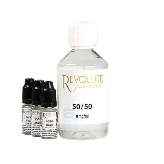 Pack DIY 50/50 200 mL - Revolute Nicotine : 3 mg