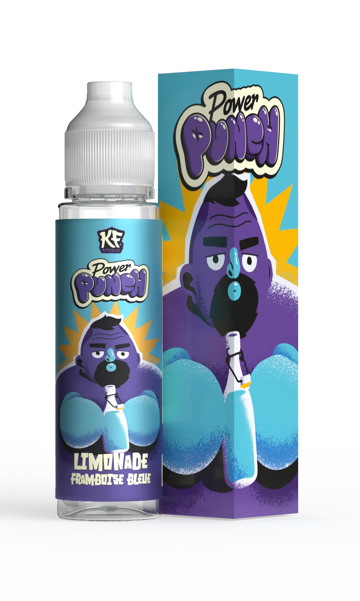 E-liquide Limonade Framboise Bleue 50 mL - Power Punch