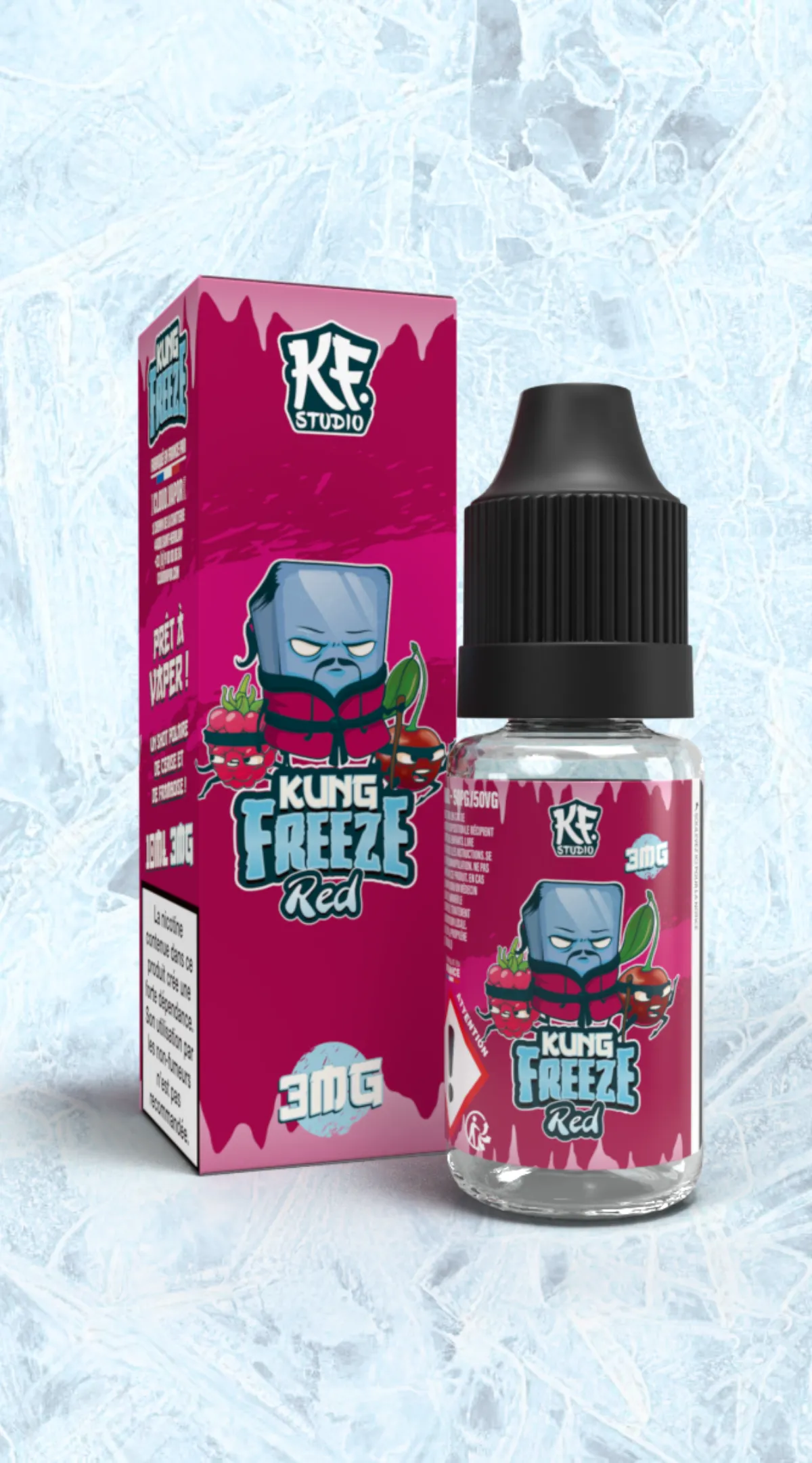 E-liquide Red 10 mL - Kung Freeze