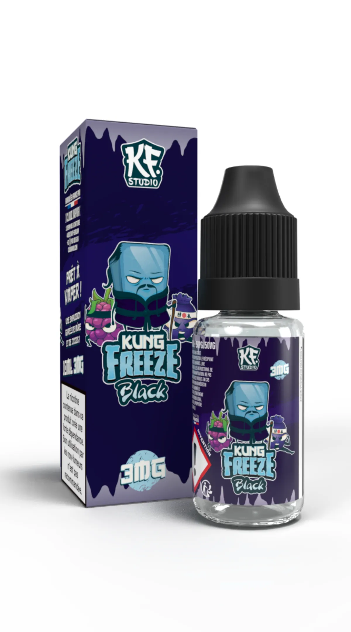 E-liquide Black 10 mL - Kung Freeze