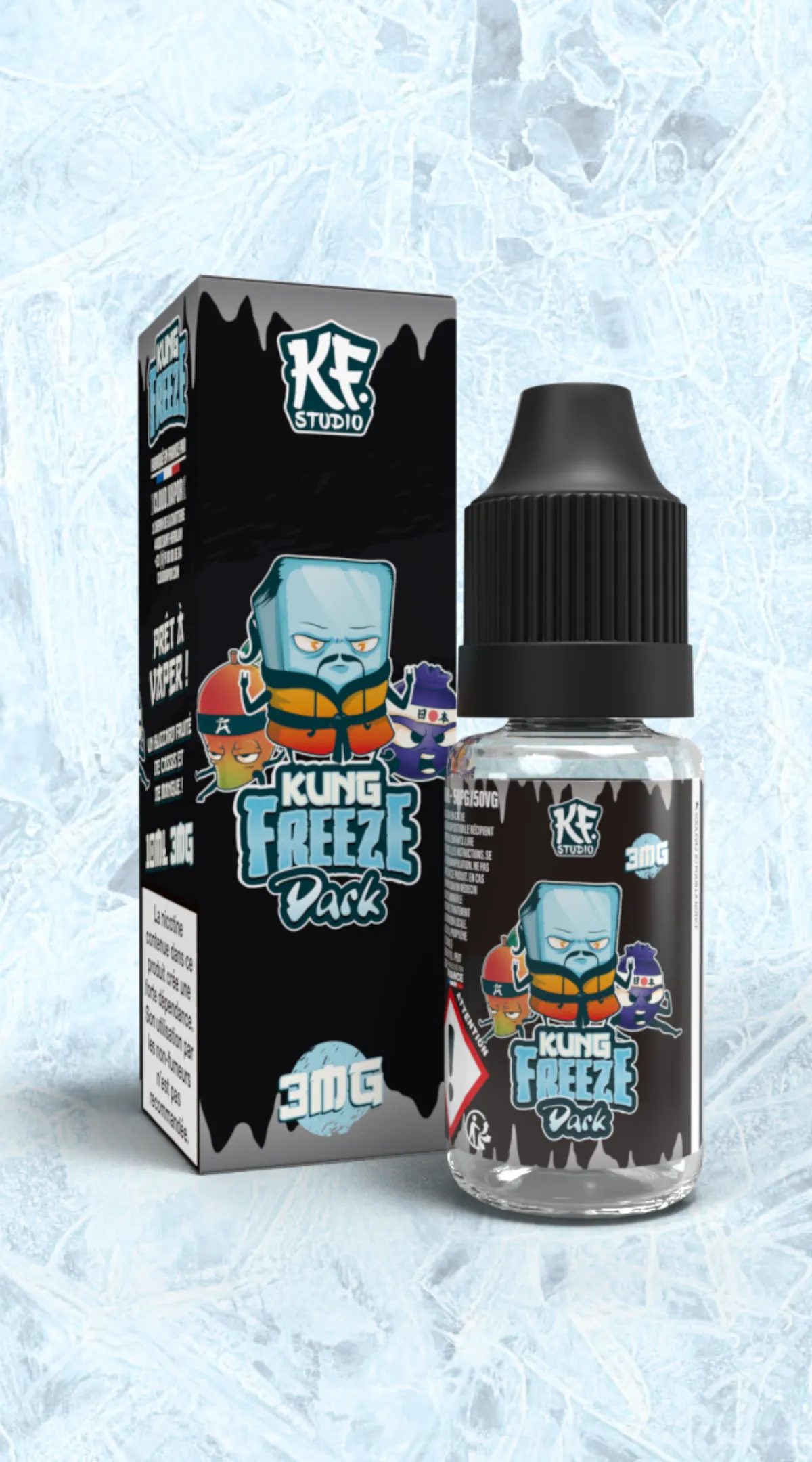 E-liquide Dark 10 mL - Kung Freeze