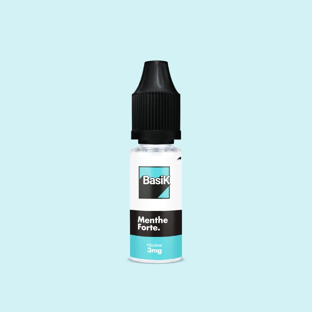 E-liquide Menthe forte 10 mL - Basik