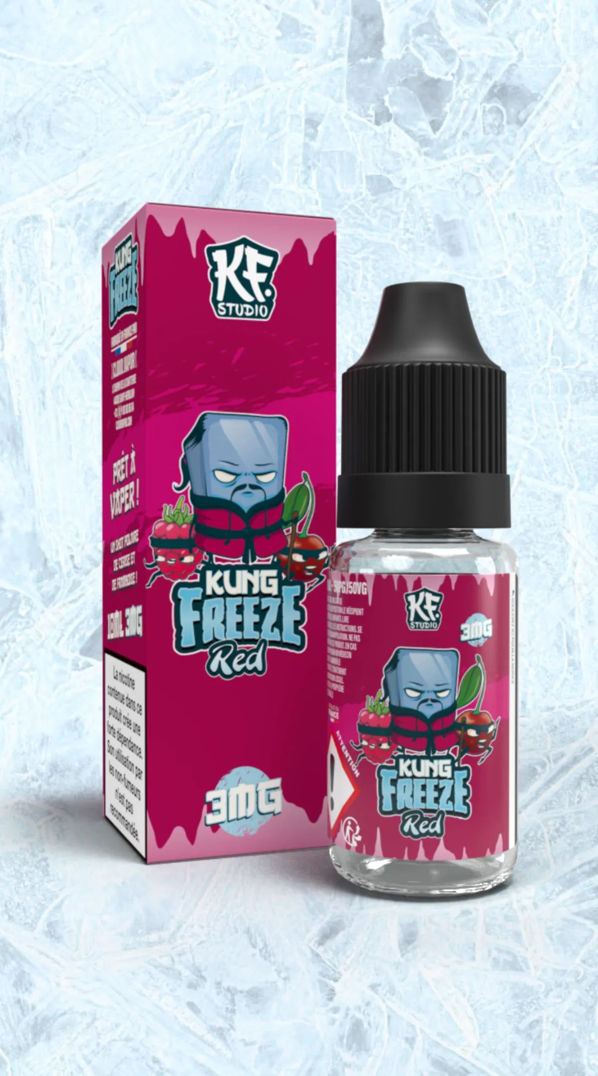 E-liquide Red 10 mL - Kung Freeze